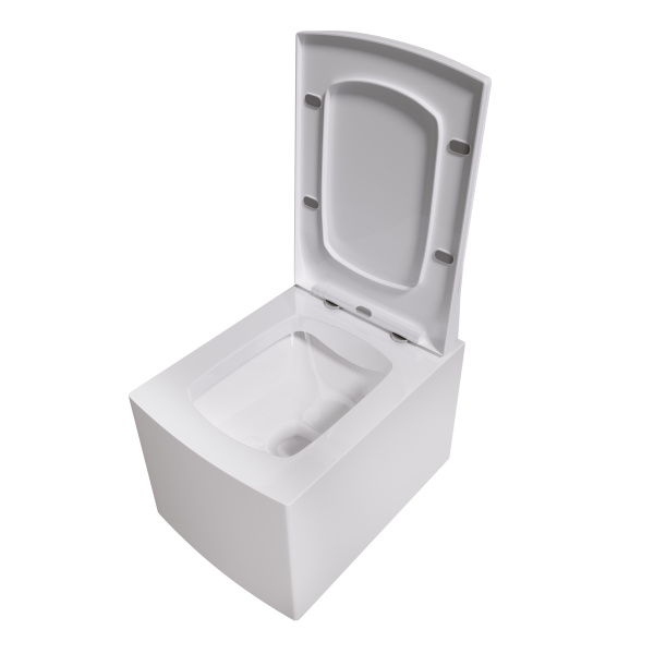 Унитаз подвесной безободковый Grossman  GR-4460S с сиденьем микролифт